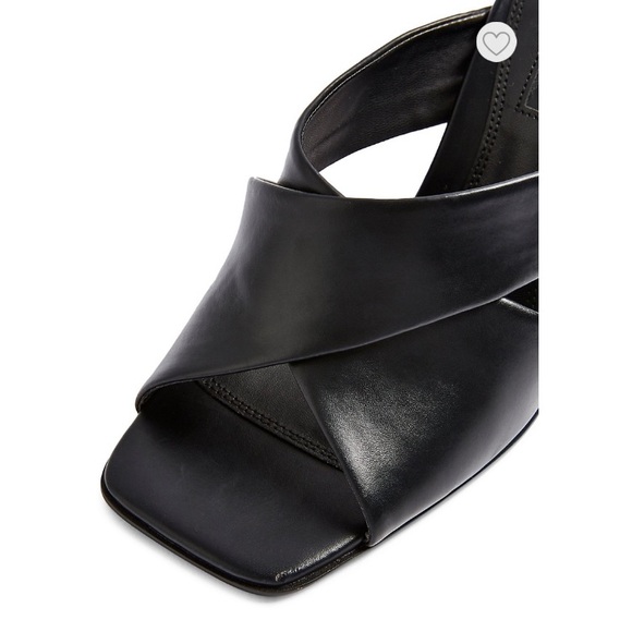 Square Toe Cross Strap Mules - Picture 7 of 11